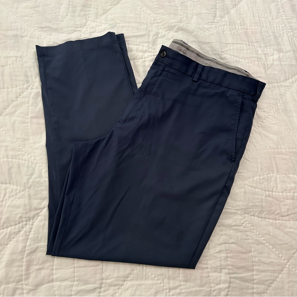 Walter Hagen Golf Pants Performance 11 Majors Core Mens 42X32 Blue Lightweight